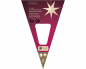 Preview: Papier-Stern m. LED-Lichterk. Weiss 40cm 488990