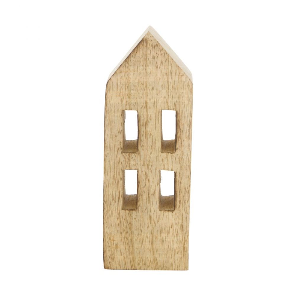 Holz-Haus z.Stellen 6x3.5x18cm natur 112187