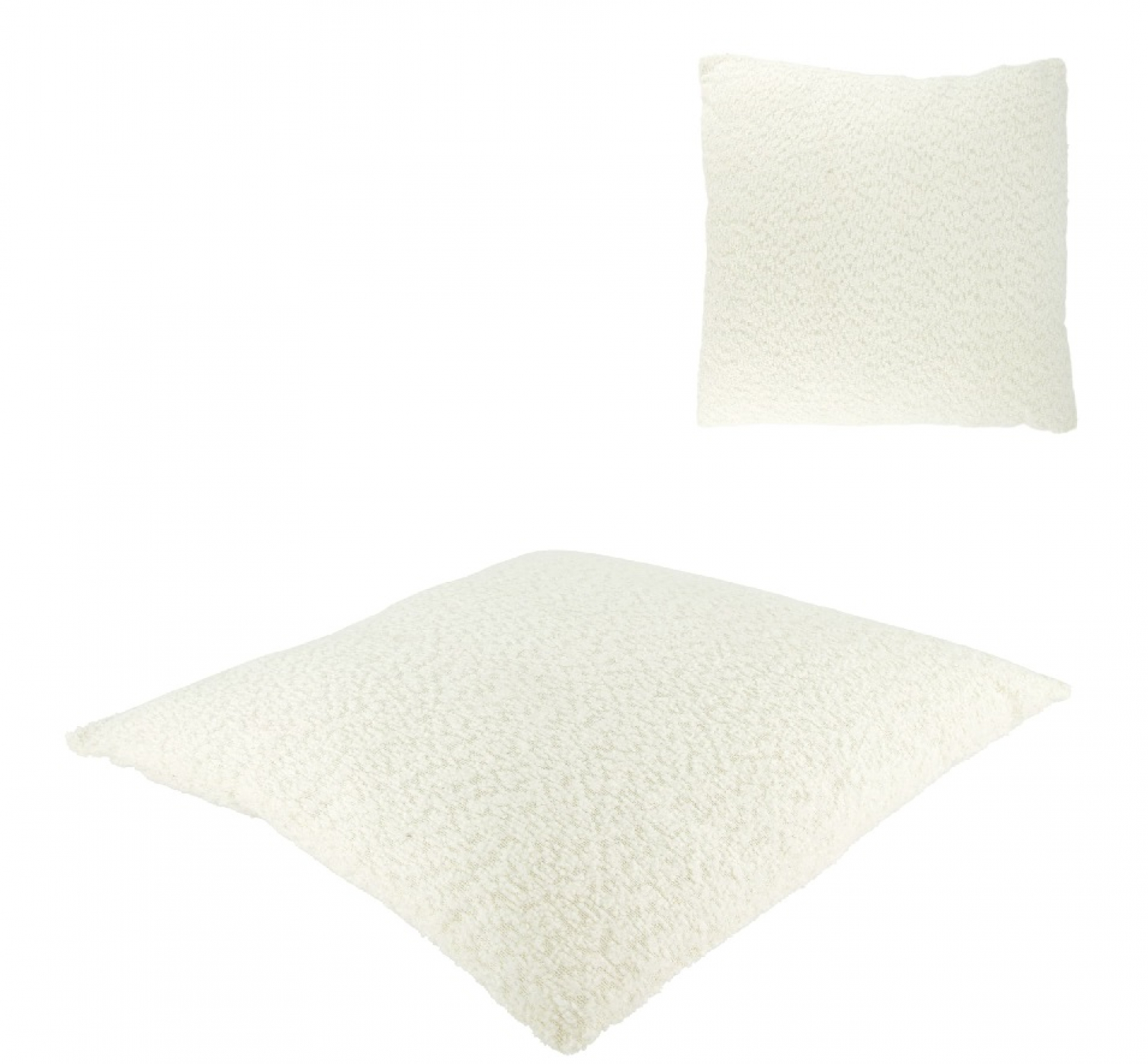 Polyester-Kissen 45x45x8cm creme 111683