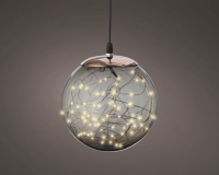 Kunststoff-Kugel m. LED Lichterk. 30cm 496665