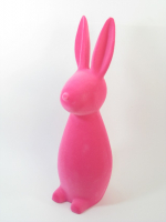 Kunststoff-Hase samt L15,5cm fuchsia 611287-55