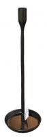 Metall-Kerzenhalter H30cm D2,3cm schwarz 800887-75