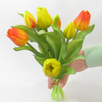 Tulpenbund Vermeer Sally orange/gelb 31cm 93292-40