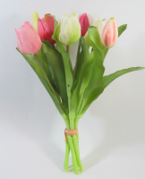 Tulpenbund Vermeer Sally pink/creme 31cm 93292-45